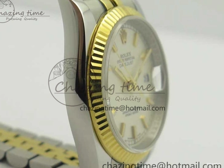 YG Stick Silver Bracelet on SS 126233 Markers ARF Jubilee Dial SS DateJust Best Edition 36 YG 1:1 SH3135 0505